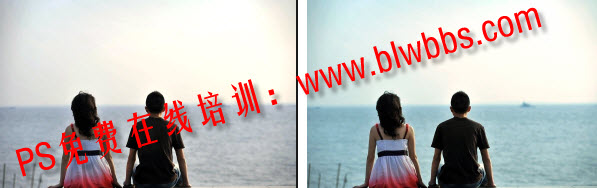 ps蓝色调调色案例教程