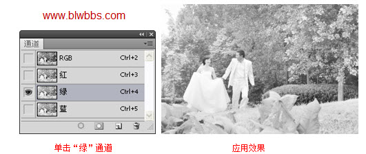 PS通道调色