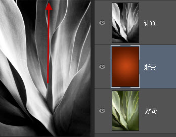 添加径向渐变