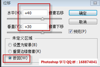 未定义区域为折回