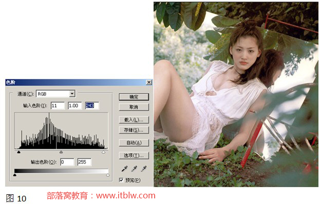 ps曲线调色