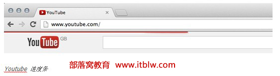 Youtube 进度条