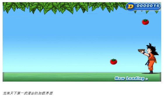 龙珠天下第一武道会的加载界面