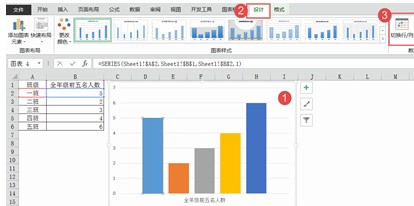 用excel制作柱形图:纯色柱形图PK多彩柱形图(中)