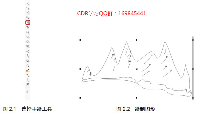 coreldraw绘制曲线