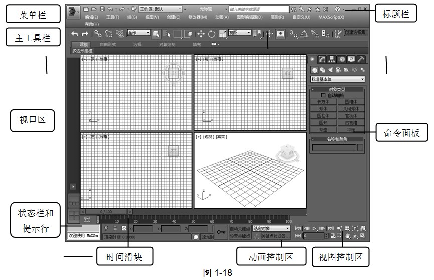 3dmax界面介绍