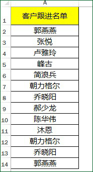 excel删除重复数据