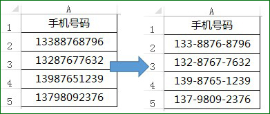 excel自定义数据格式