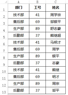 Excel中常见的反向查找公式