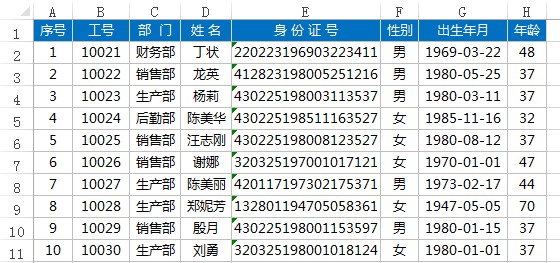 excel值显示方式