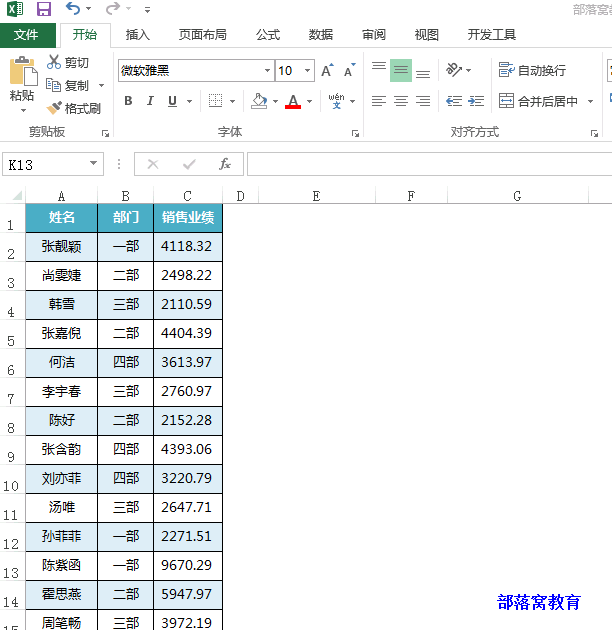 excel数据透视表统计