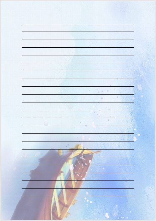 word怎么制作信纸横线
