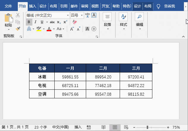word删除数字中的小数部分