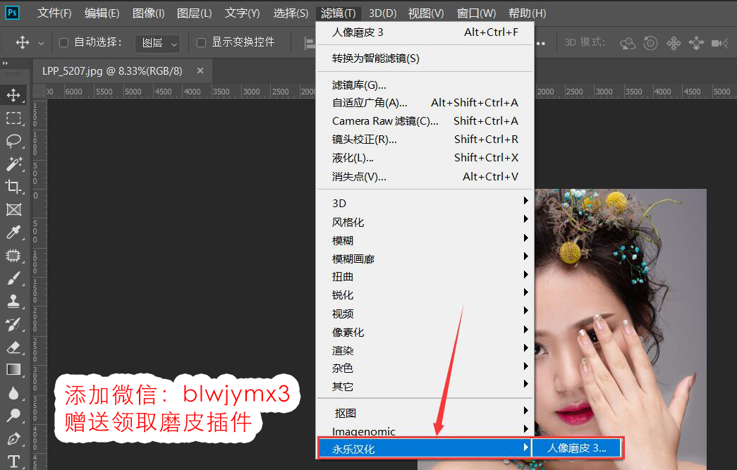 ps磨皮滤镜portraiture下载