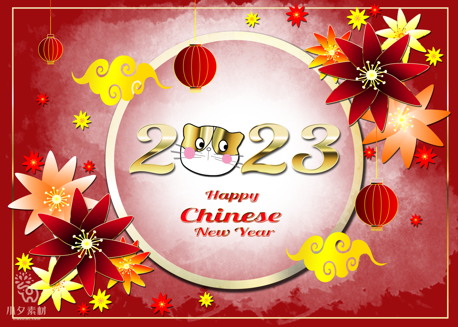 ps制作新年海报教程